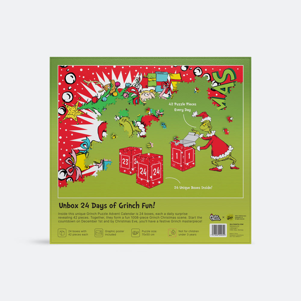 Grinch Jigsaw Advent Calendar