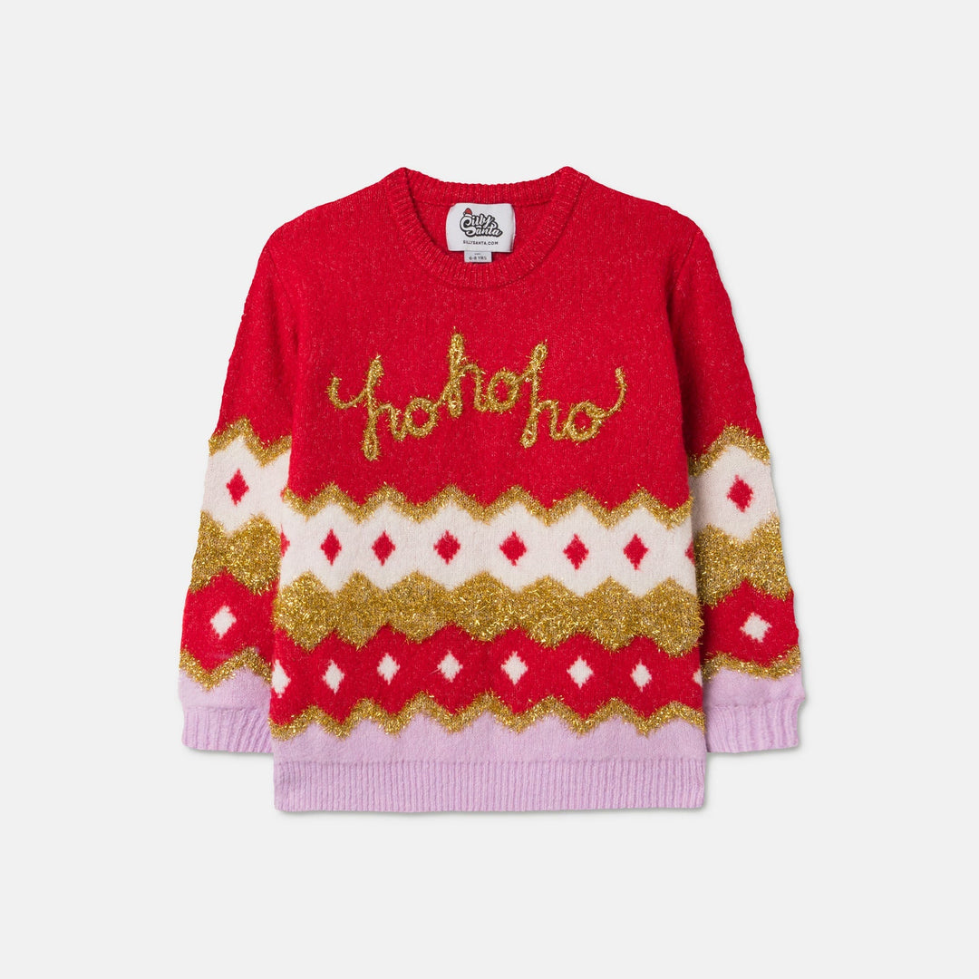 Kids' Hohoho Oversized Christmas Jumper