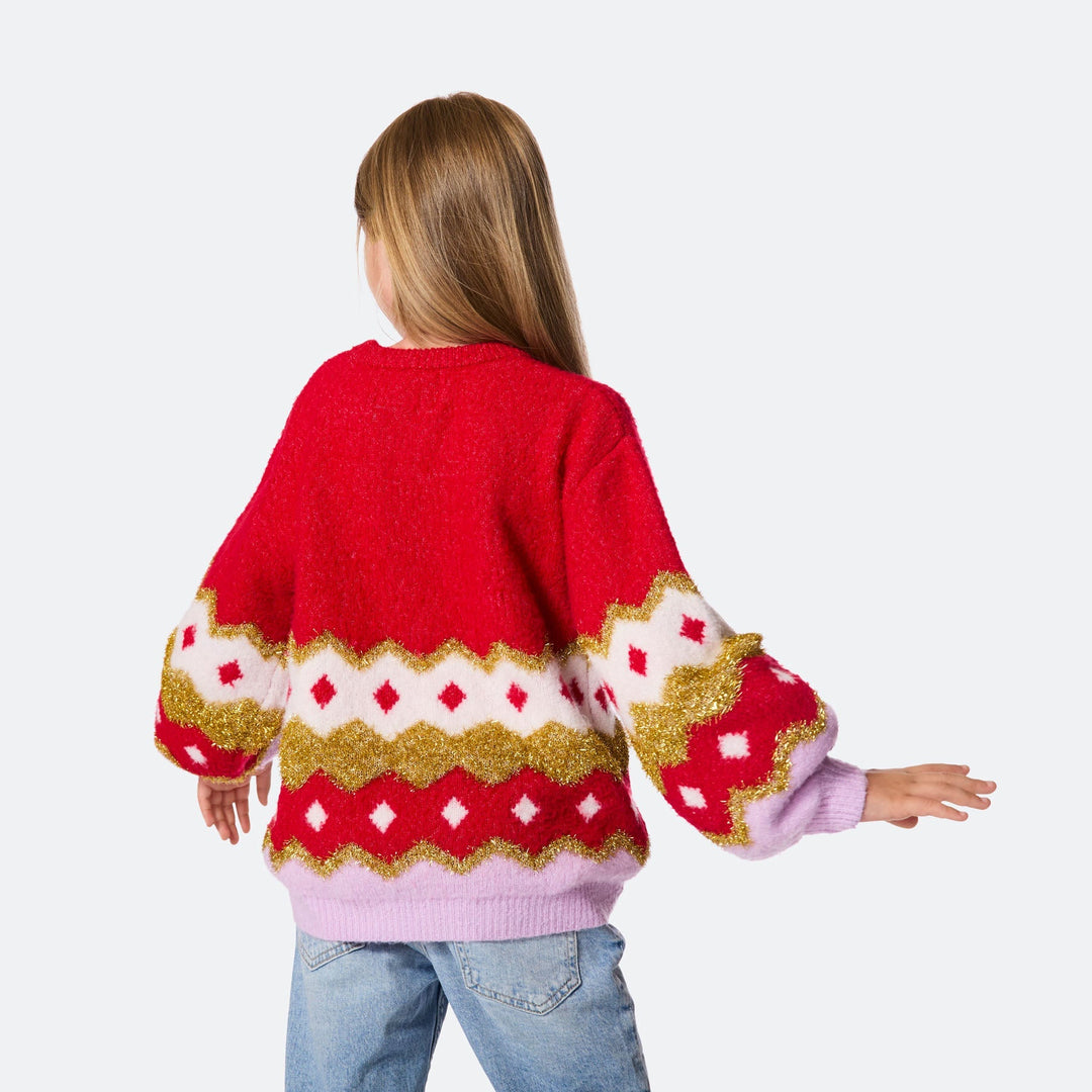 Kids' Hohoho Oversized Christmas Jumper