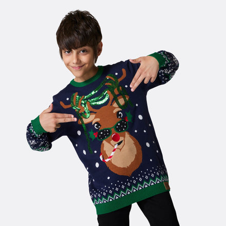 Kids' Rudolph Christmas Jumper