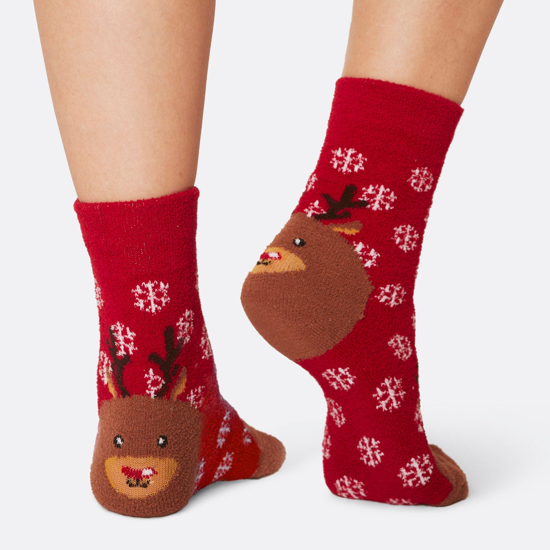 Kids' Fluffy Christmas Socks (3-pack)