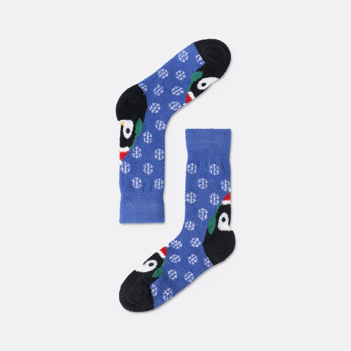 Kids' Fluffy Christmas Socks (3-pack)