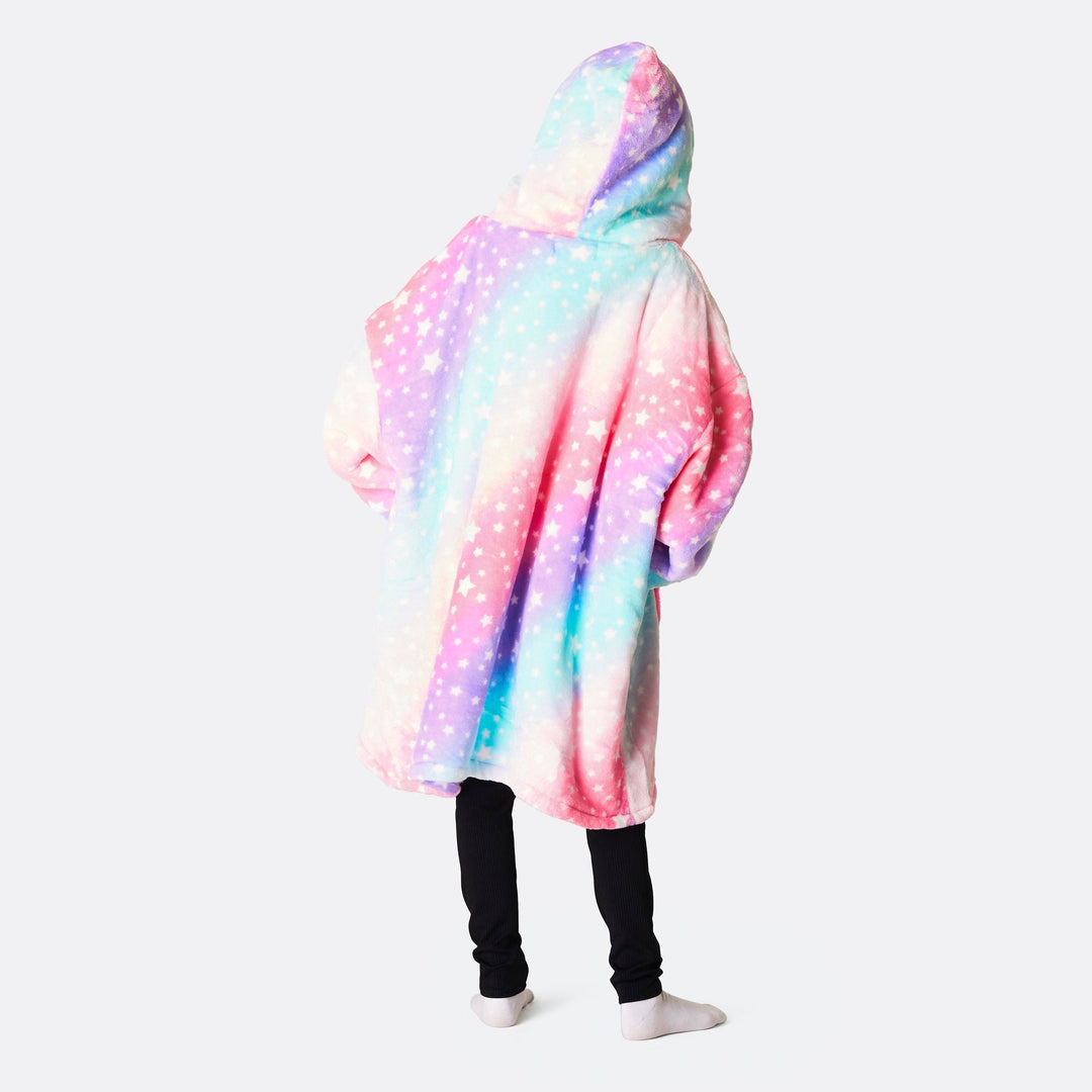 Kids' Pink Rainbow HappyHoodie