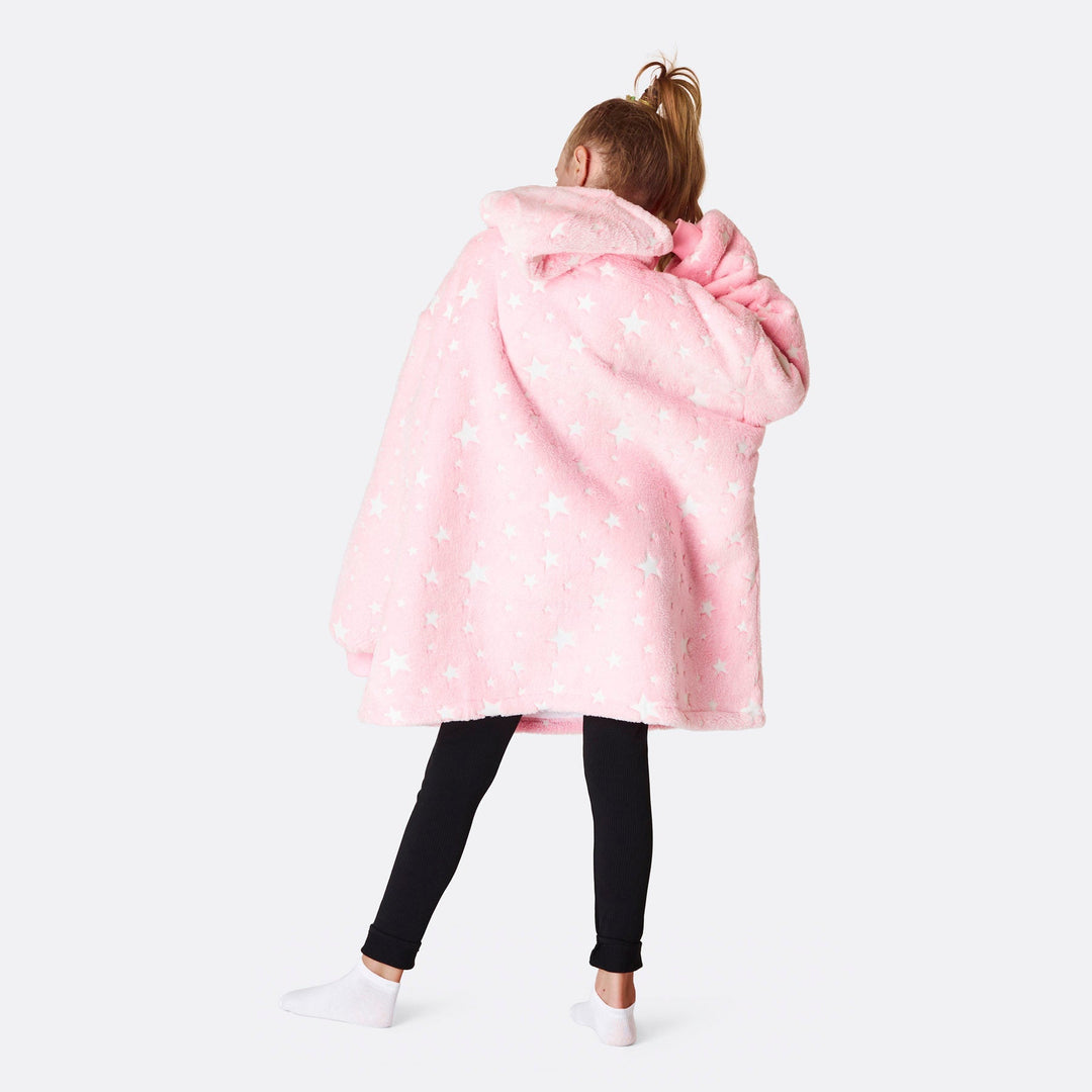 Kids' Pink Stars HappyHoodie