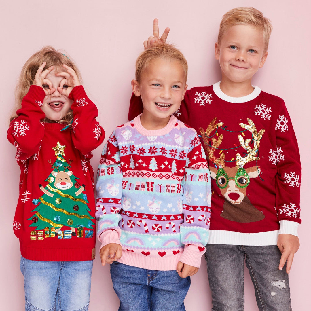 Kids' Rudolf Christmas Jumper