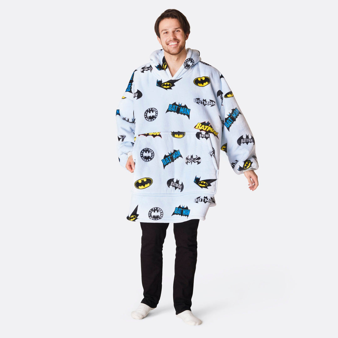 Light Blue Batman HappyHoodie