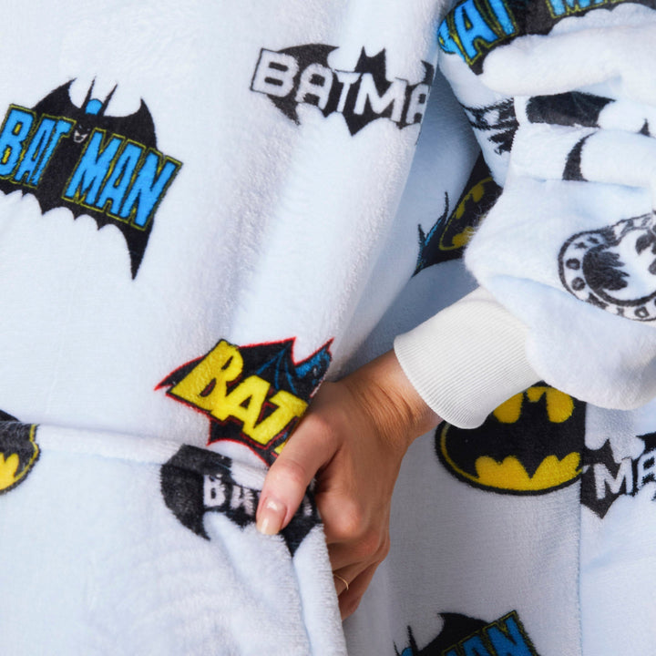 Light Blue Batman HappyHoodie