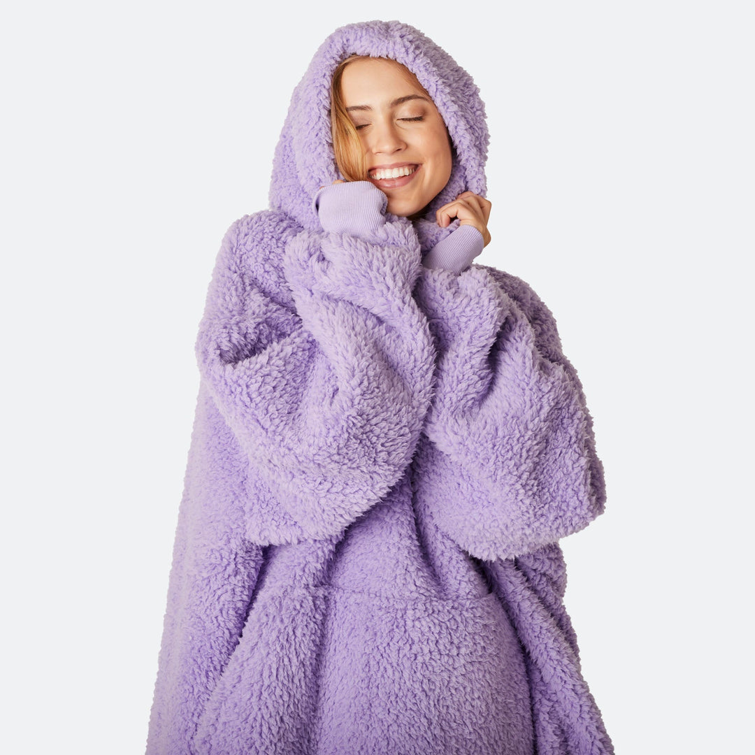 Purple Sherpa HappyHoodie