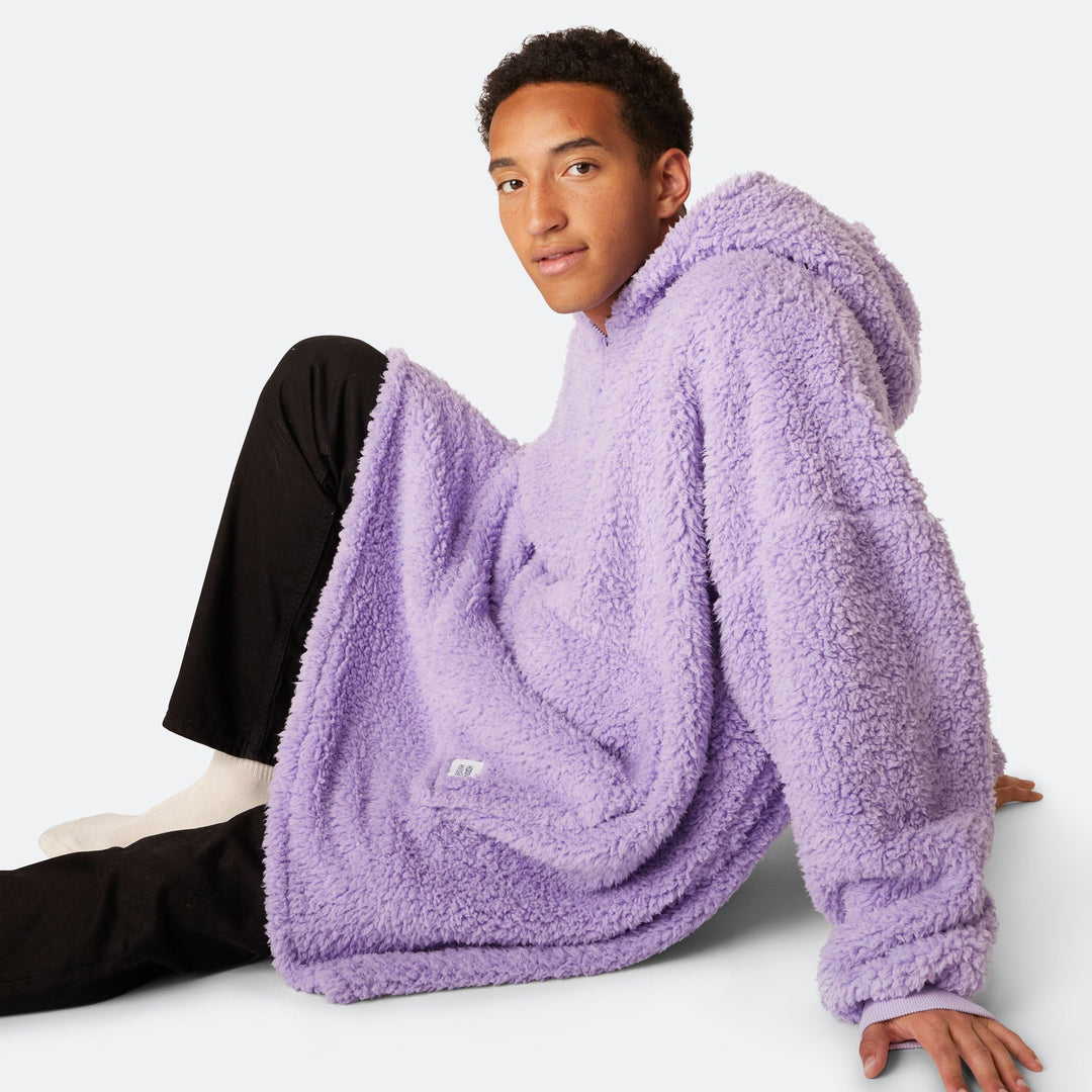 Purple Sherpa HappyHoodie