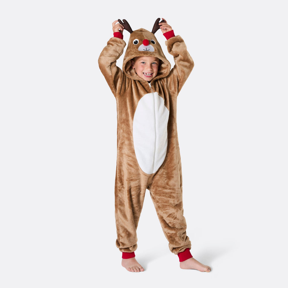 kids reindeer onesie