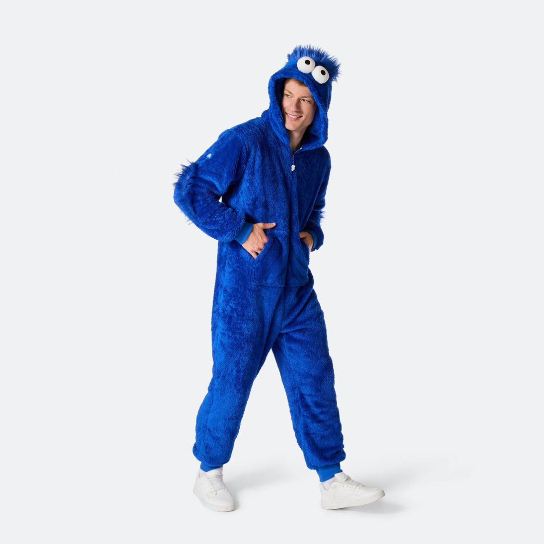 Men's Blue Monster Onesie