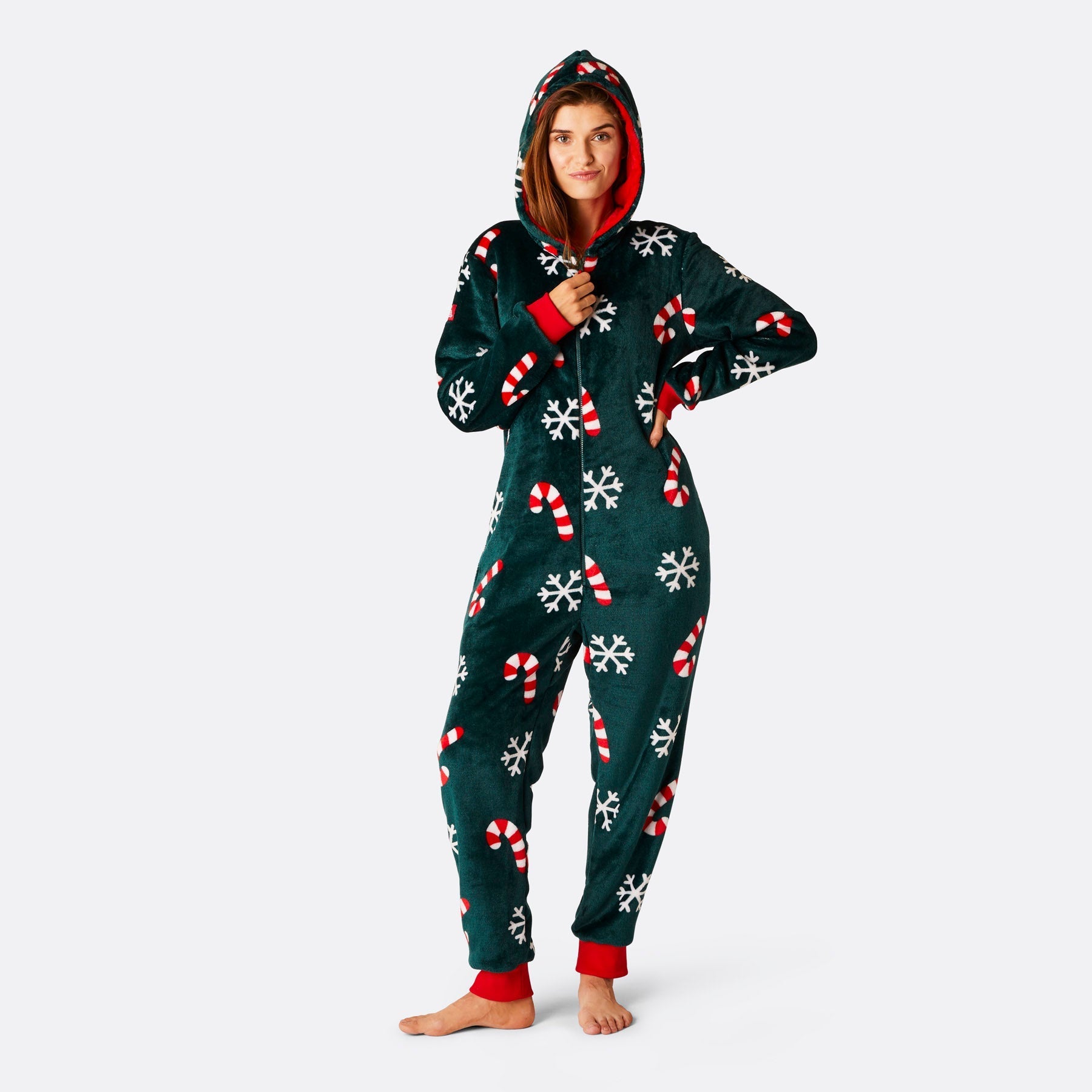 Women s Candy Cane Onesie