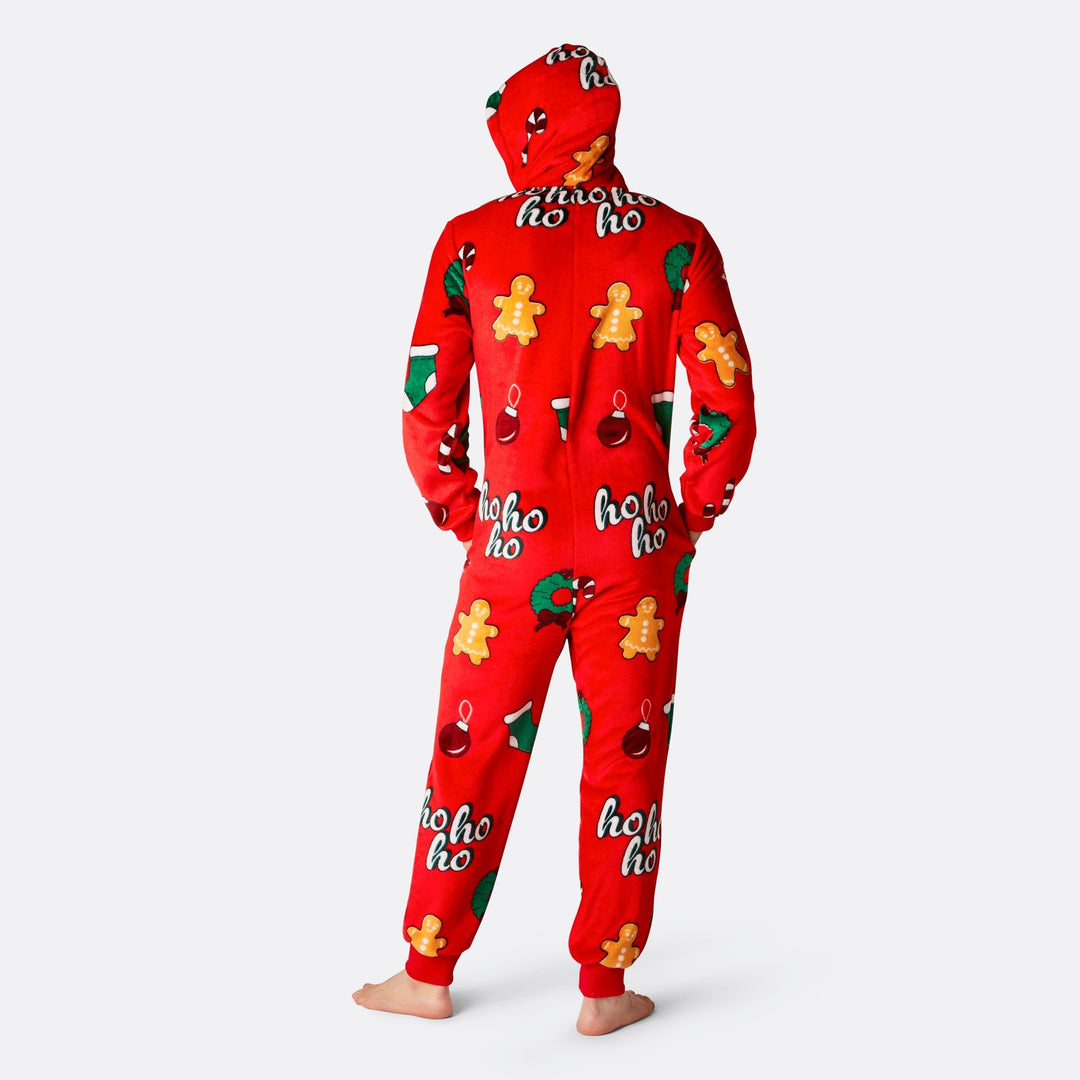 Men's Red Hohoho Onesie