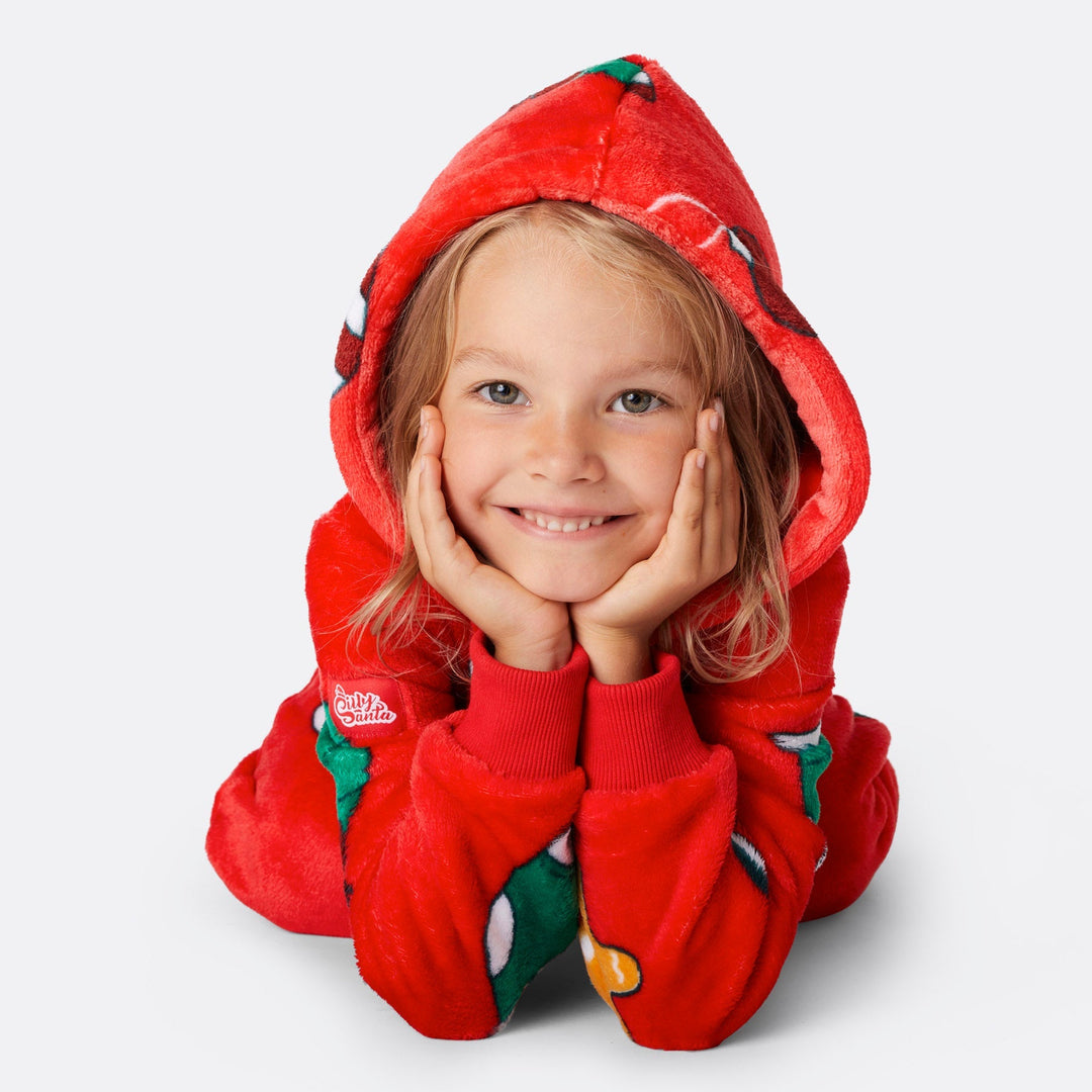 Kids' Red Hohoho Onesie