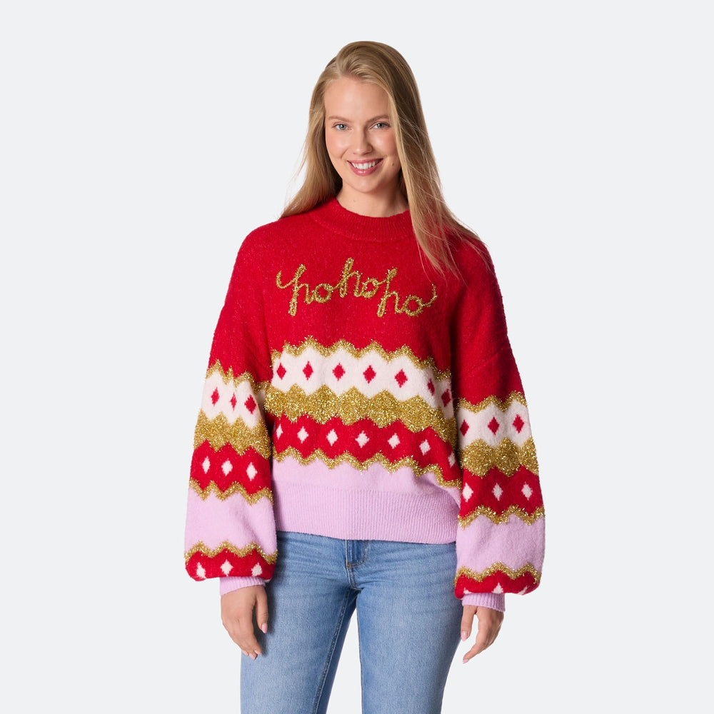 Women's Hohoho Oversized Christmas Jumper