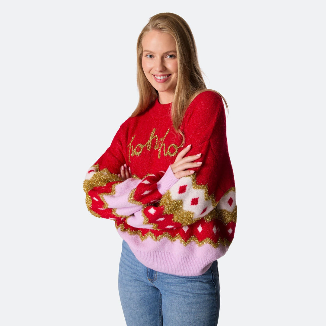 Women's Hohoho Oversized Christmas Jumper