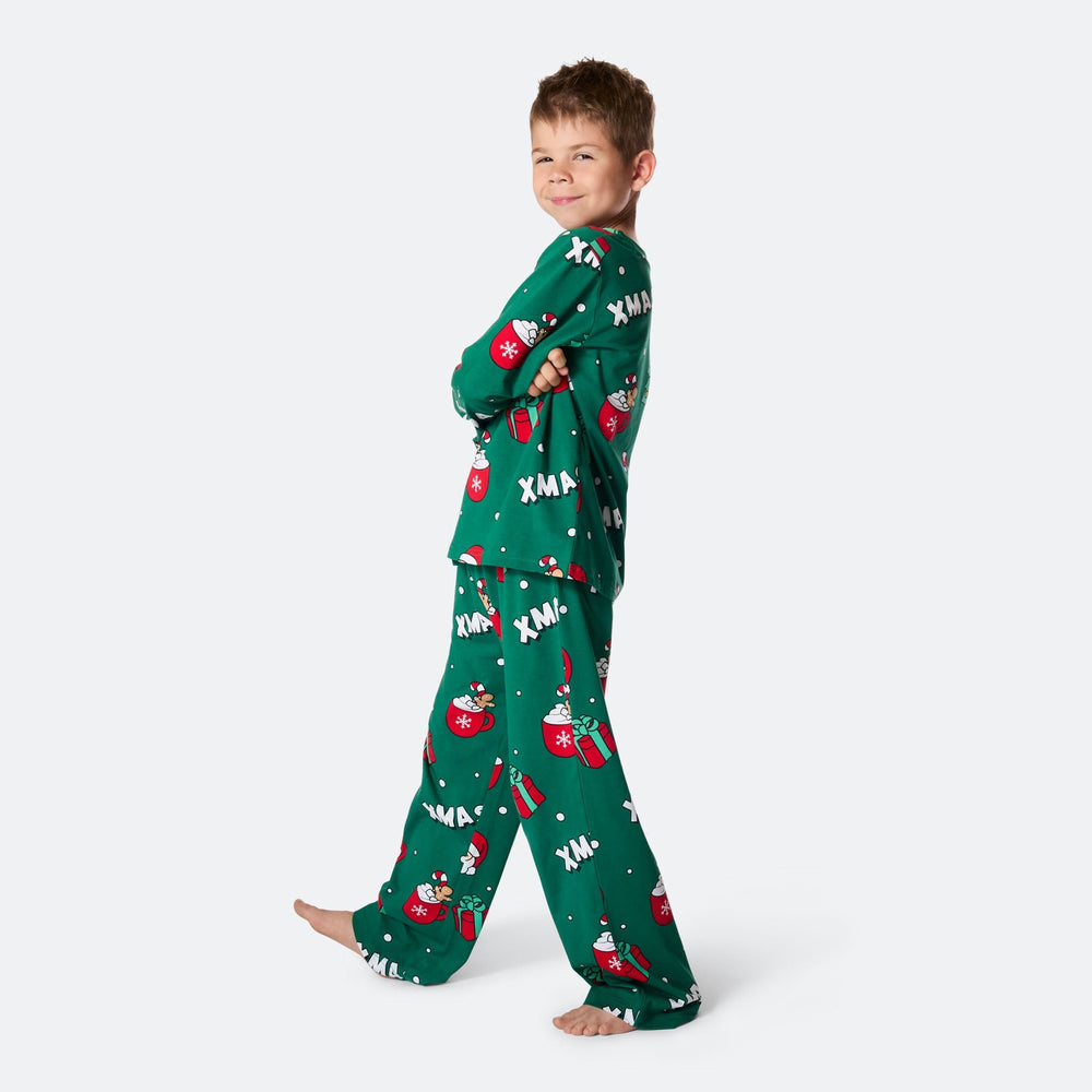 Kids' Green Xmas Christmas Pyjamas