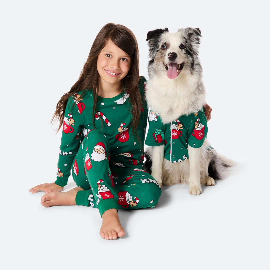 Dogs' Green Xmas Christmas Pyjamas