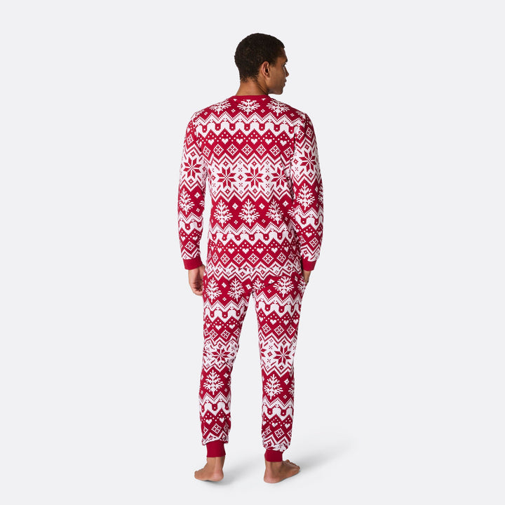 Men's Red Christmas Knit Christmas Pyjamas