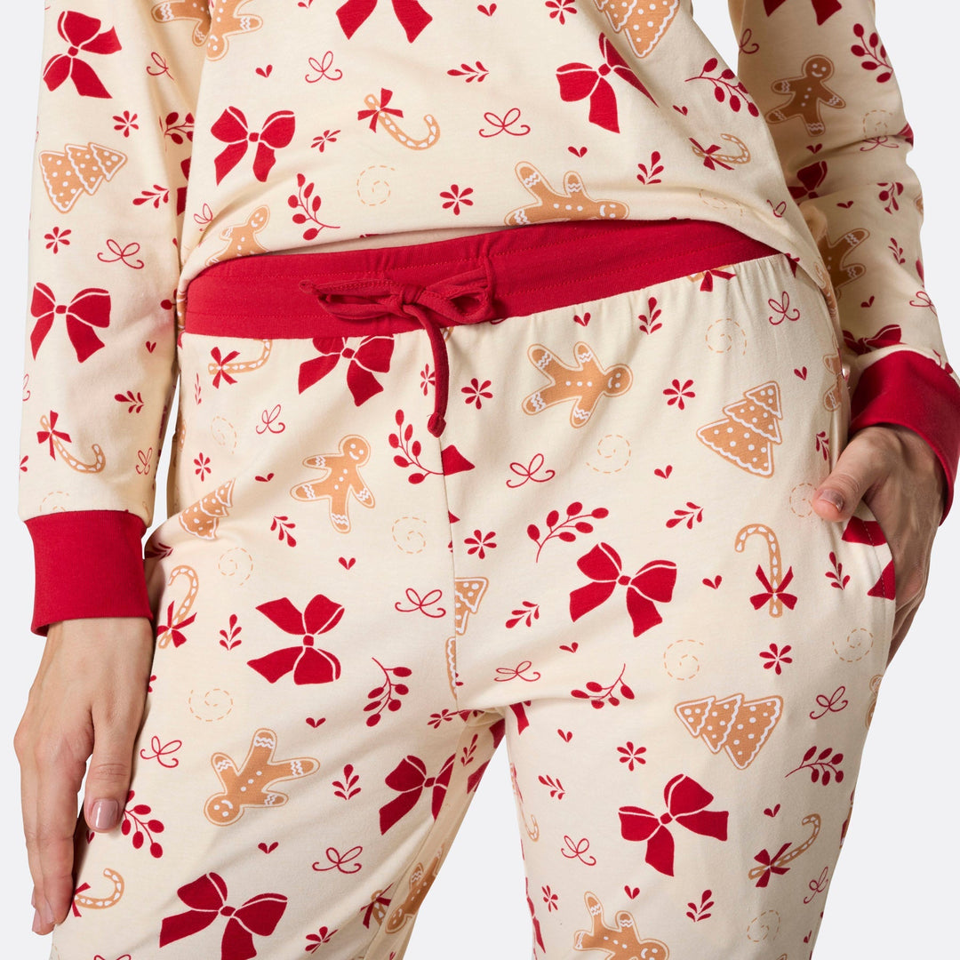 Women's Gingerbread Christmas Pyjamas