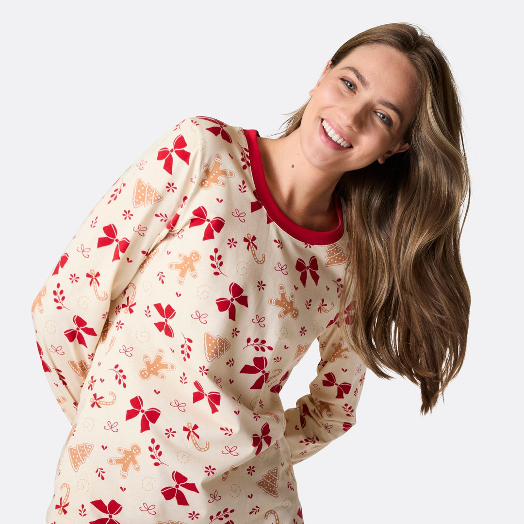 Women's Gingerbread Christmas Pyjamas