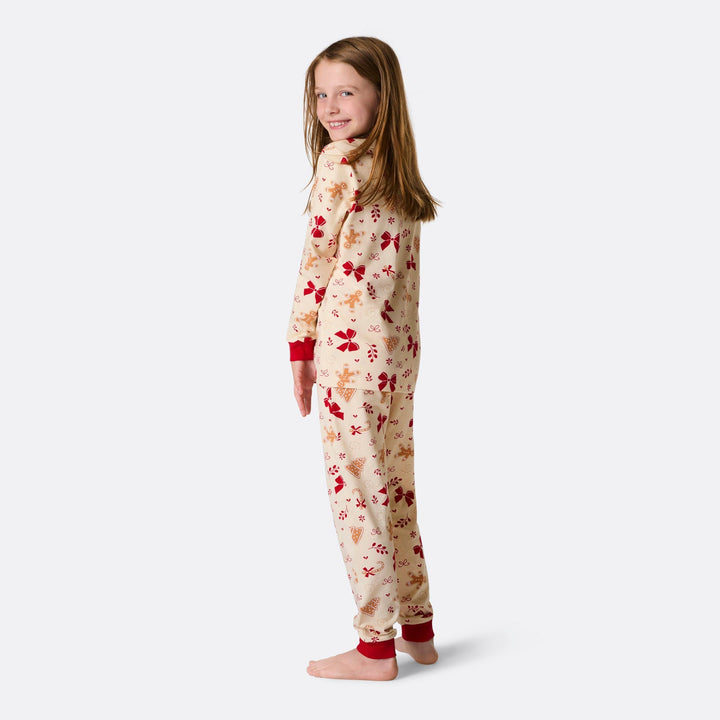 Kids' Gingerbread Christmas Pyjamas