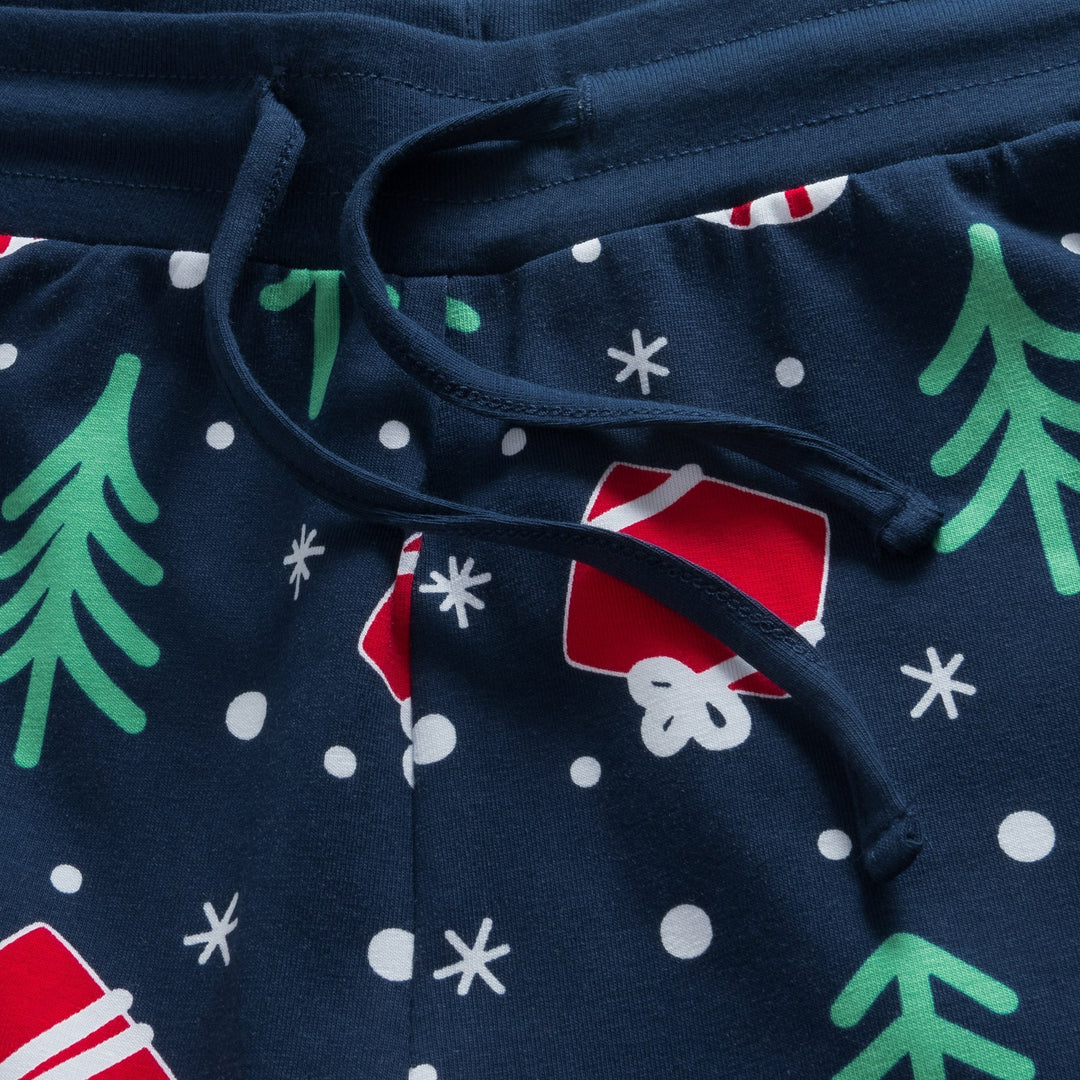 Kids' Blue Christmas Pattern Christmas Pyjamas