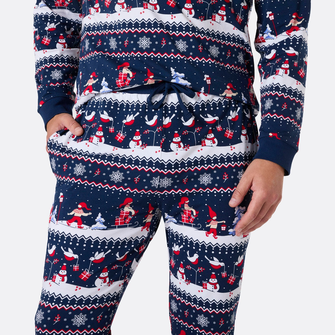 Men's Christmas Scenery Christmas Pyjamas