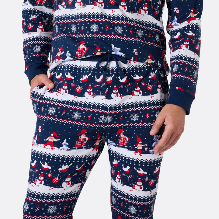 Men's Christmas Scenery Christmas Pyjamas
