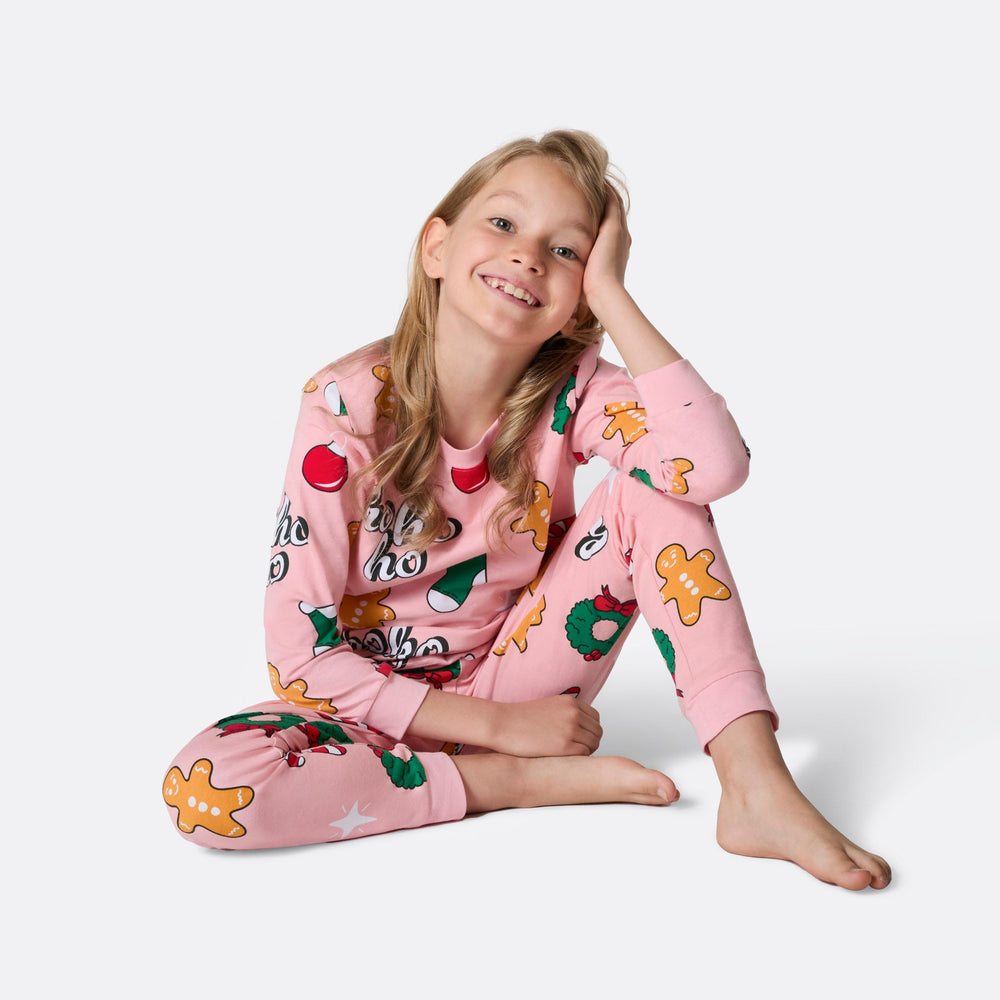 pink xmas pyjamas