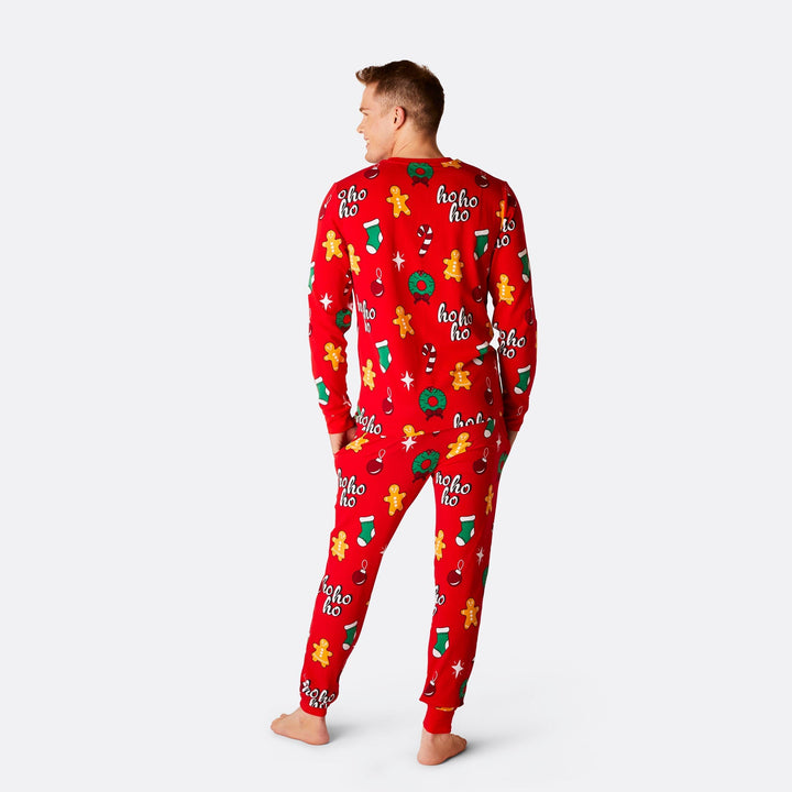 Men's Red Hohoho Christmas Pyjamas