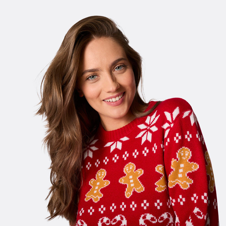 Women's Family Red Christmas Jumper