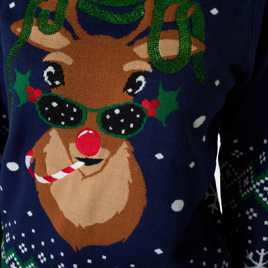 Rudolph Matching Family Christmas Jumpers