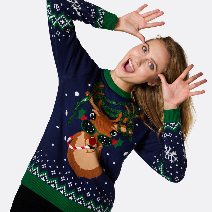 Rudolph Matching Family Christmas Jumpers