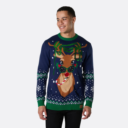 Men's Rudolph Christmas Jumper