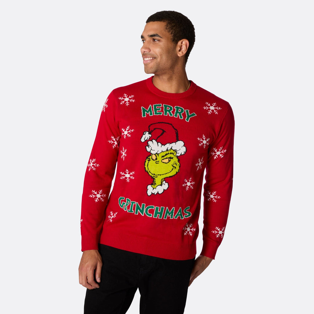 Mens grinch christmas jumper best sale