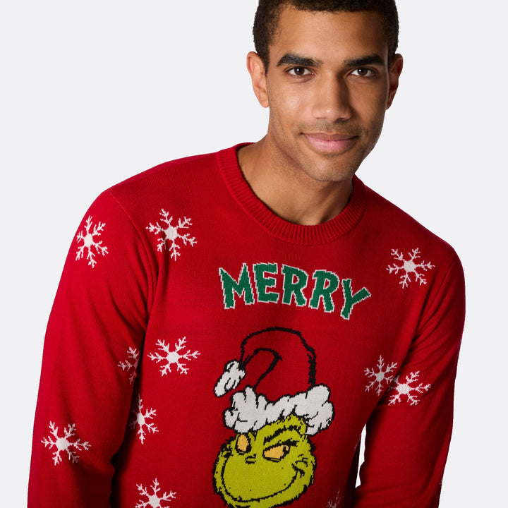 Men's Merry Grinchmas Christmas Jumper