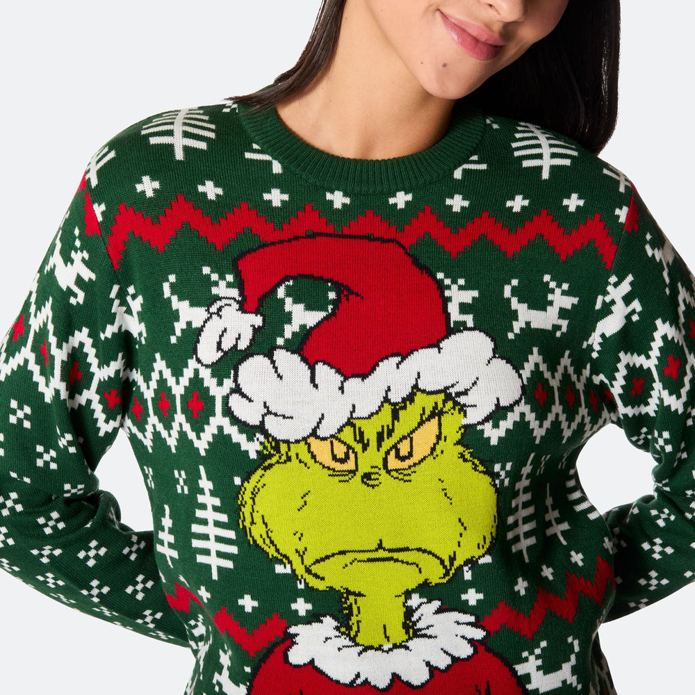 Women's The Grinch Christmas Jumper