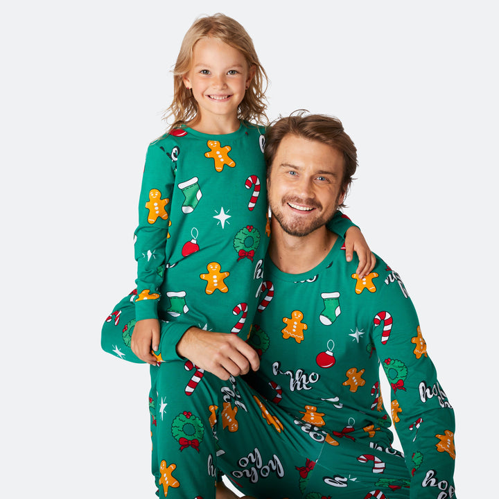 Men's Green Hohoho Christmas Pyjamas