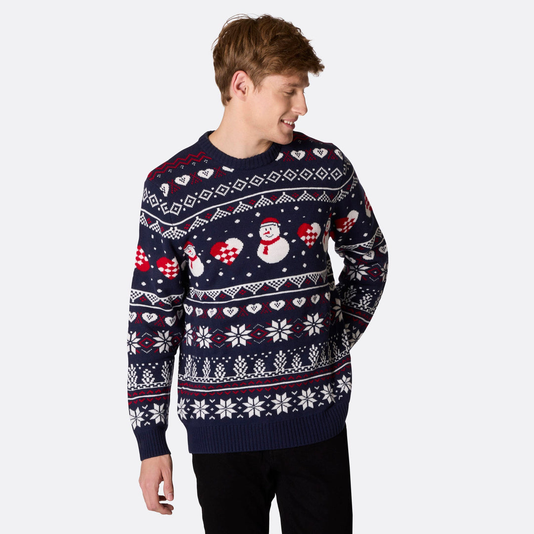 Men's Snowman Christmas Jumper