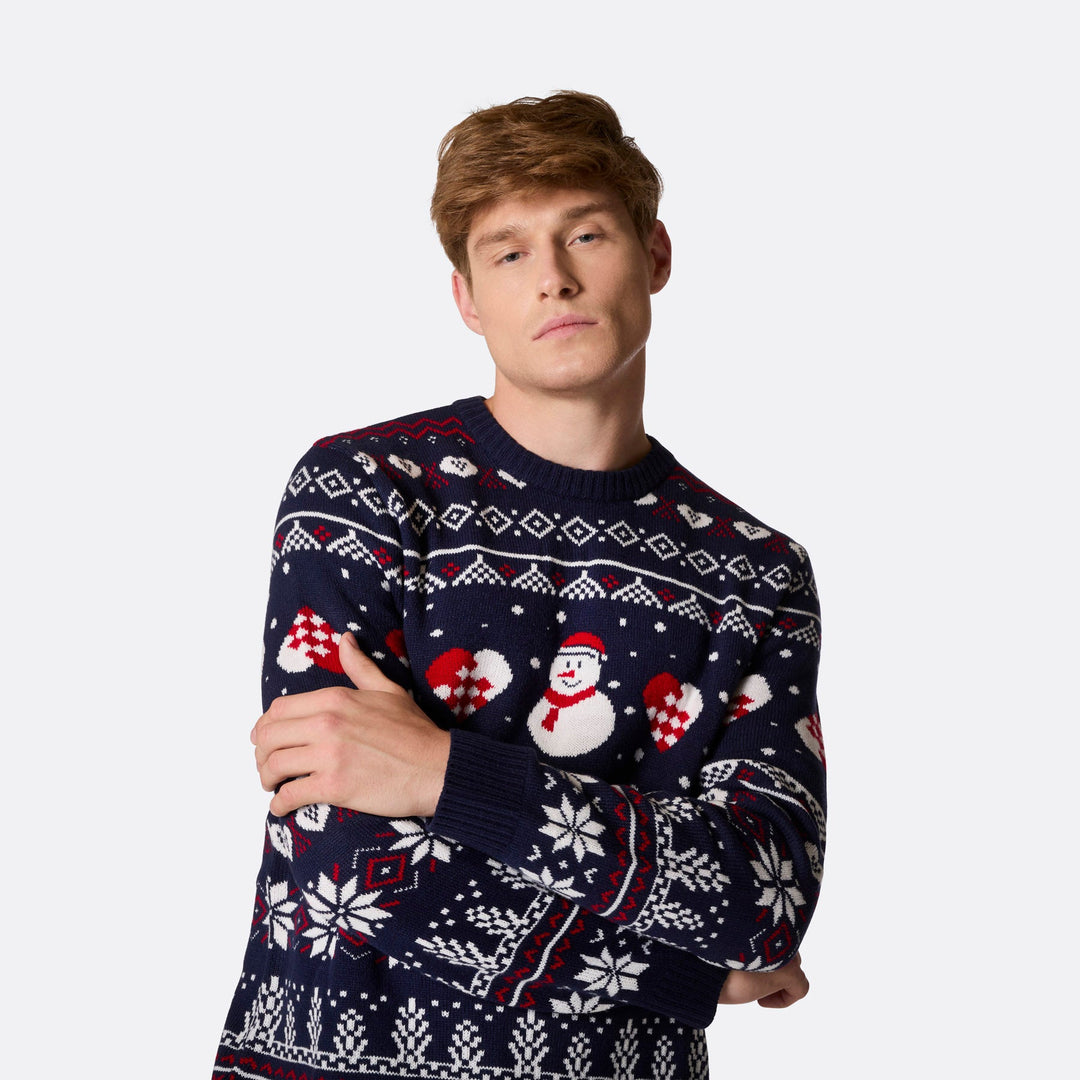 Men's Snowman Christmas Jumper