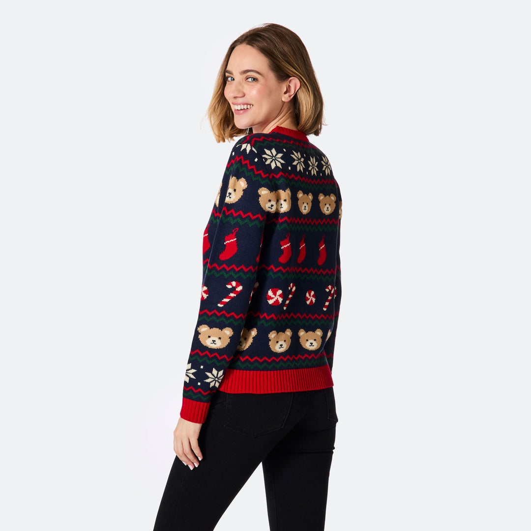 Women's Teddy Bear Christmas Jumper