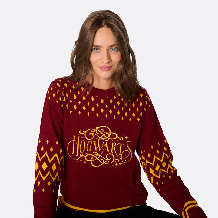 Women's Hogwarts Christmas Jumper