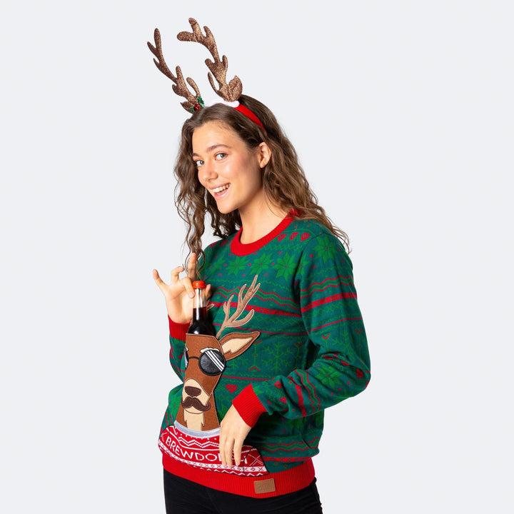 Women's Brewdolph Christmas Jumper