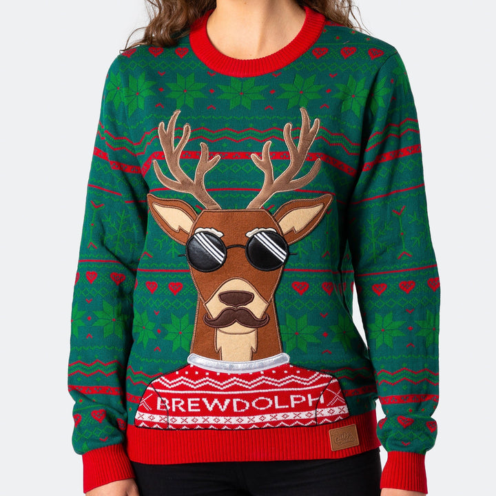 Women's Brewdolph Christmas Jumper