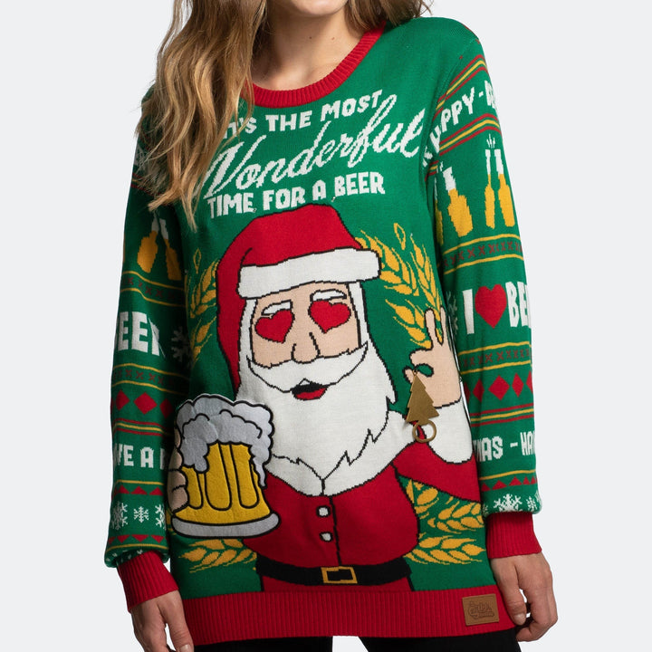 Women’s Most Wonderful Time for a Beer Christmas Jumper