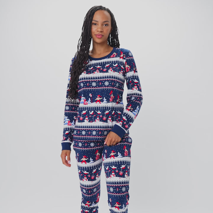 Women's Christmas Scenery Christmas Pyjamas