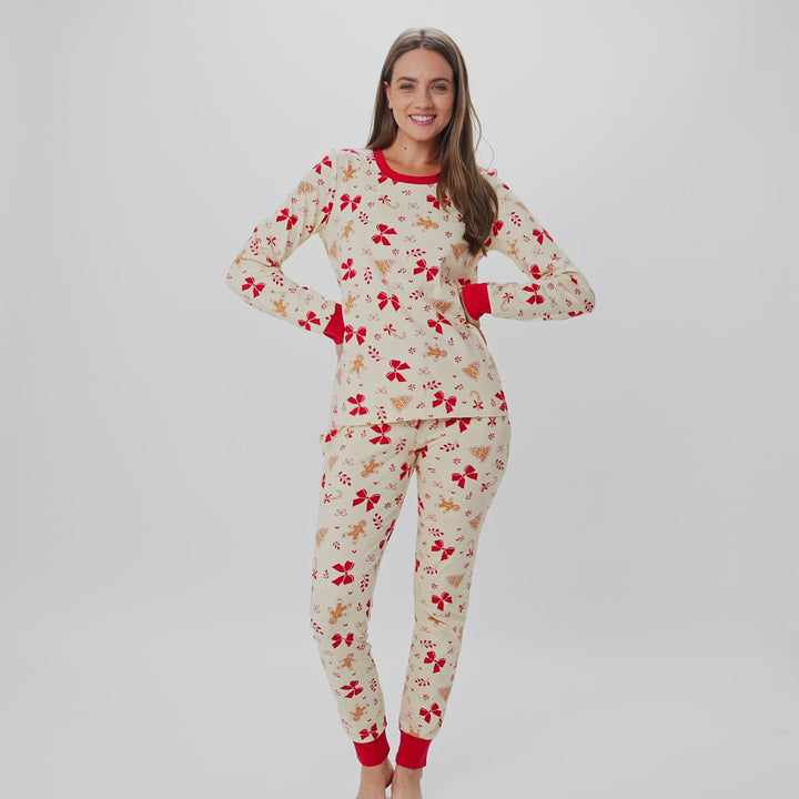Women's Gingerbread Christmas Pyjamas