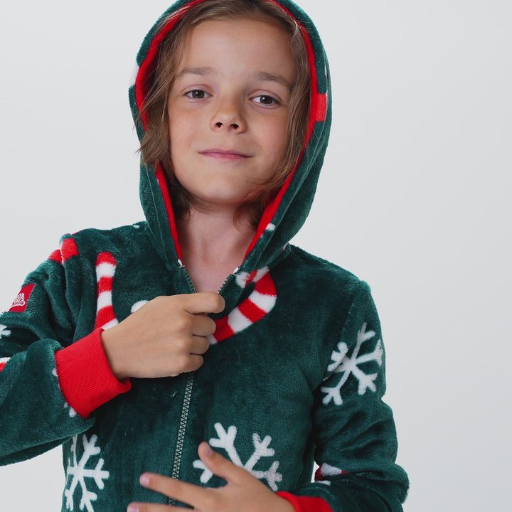 Kids' Candy Cane Onesie