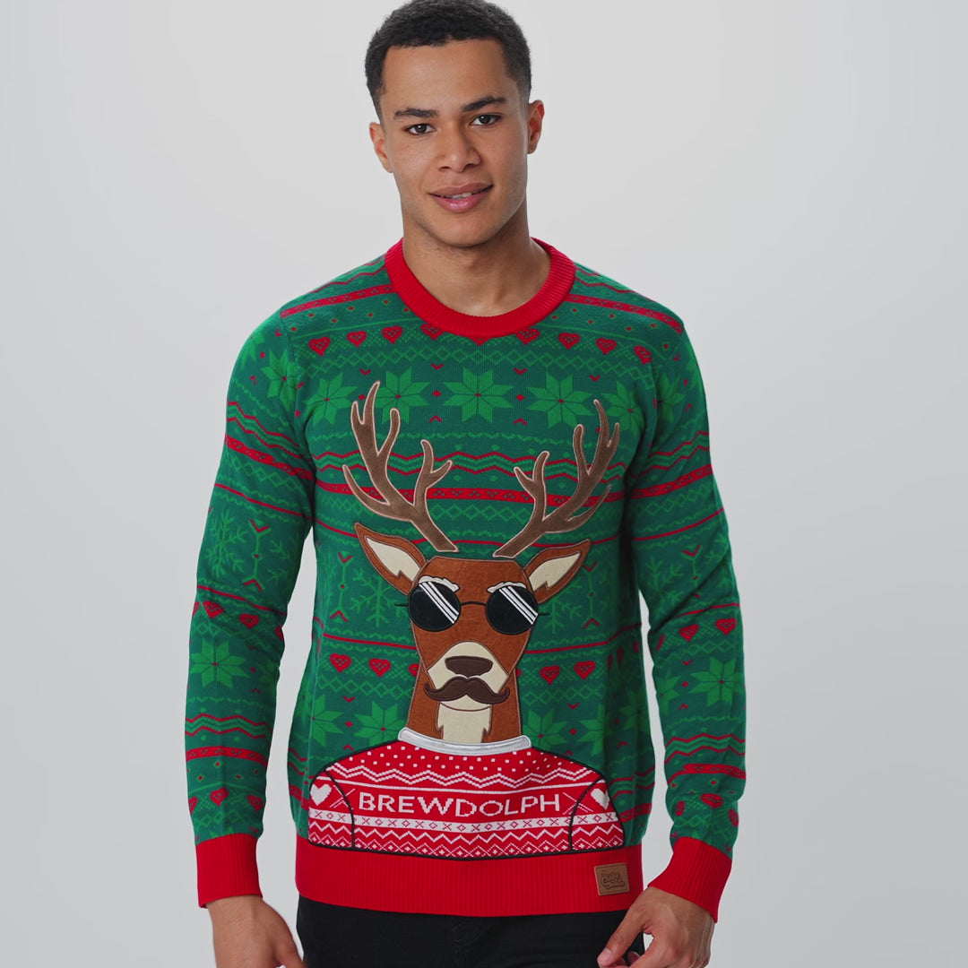 Men's Brewdolph Christmas Jumper